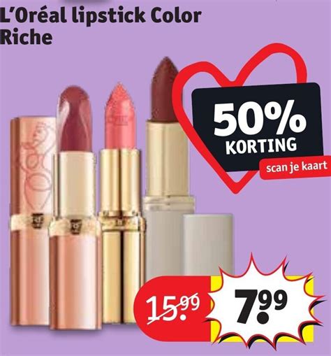 lippenstift aanbieding
